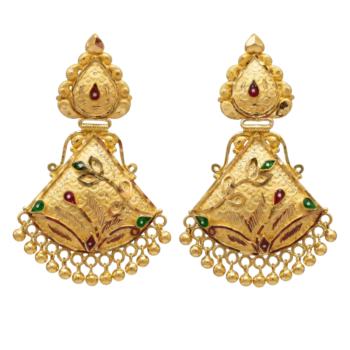Traditional Gold Jhumka - Set 7