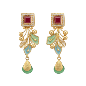 Traditional Gold Jhumka - Set 5