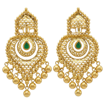 Traditional Gold Jhumka - Set 4
