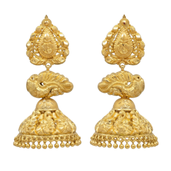 Traditional Gold Jhumka - Set 1
