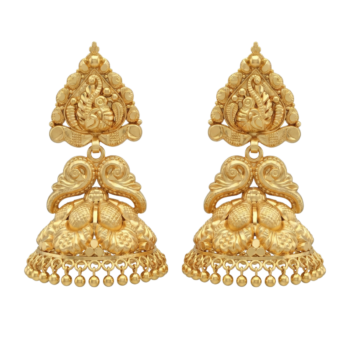 Traditional Gold Jhumka - Set 11